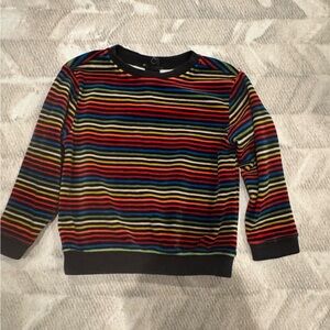 Gymboree Multicolor Striped Long Sleeve Valor Sweatshirt